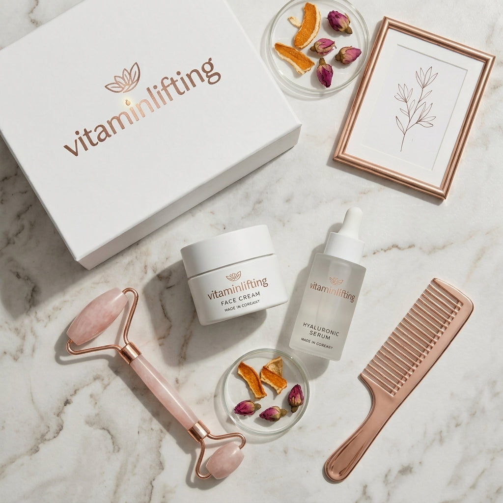 Hyaluronic Serum and Face Cream Skincare Set