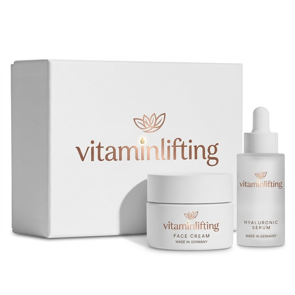 Hyaluronic Serum and Face Cream Skincare Set