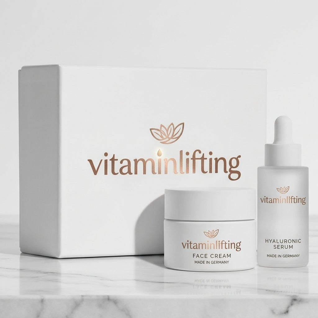 Hyaluronic Serum and Face Cream Skincare Set