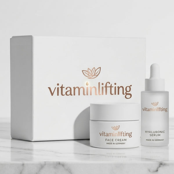 Hyaluronic Serum and Face Cream Skincare Set